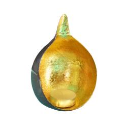 Candle Holder Painted Iron Gold Colour