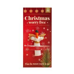 Angel, Christmas worry doll on card, designs vary