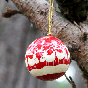 Christmas Hangings - Papier Mache