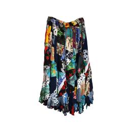 Swirl skirt patchwork, assorted colours, one-size