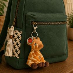 Bag Charm Giraffe - Recycled Plastic