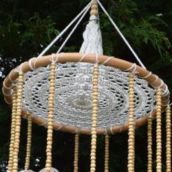 Dreamcatcher large macrame 3D cascade stunning display diameter 32cm