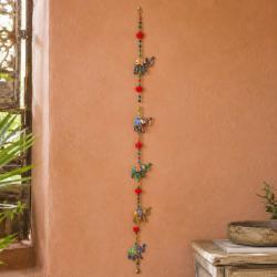 Elephant Hanging Bell Mobile Recycled Plastic 80cm length