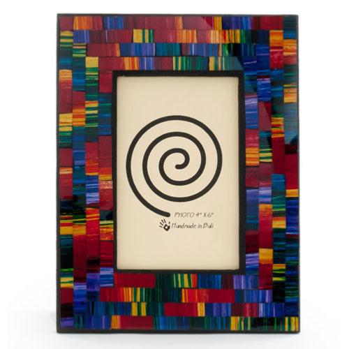 Rainbow Spectrum Photo Frame 4x6"