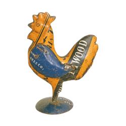 Cockerel Retro Recycled Paint Pot