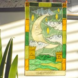 Suncatcher The Moon 13.5 x 23.5cm