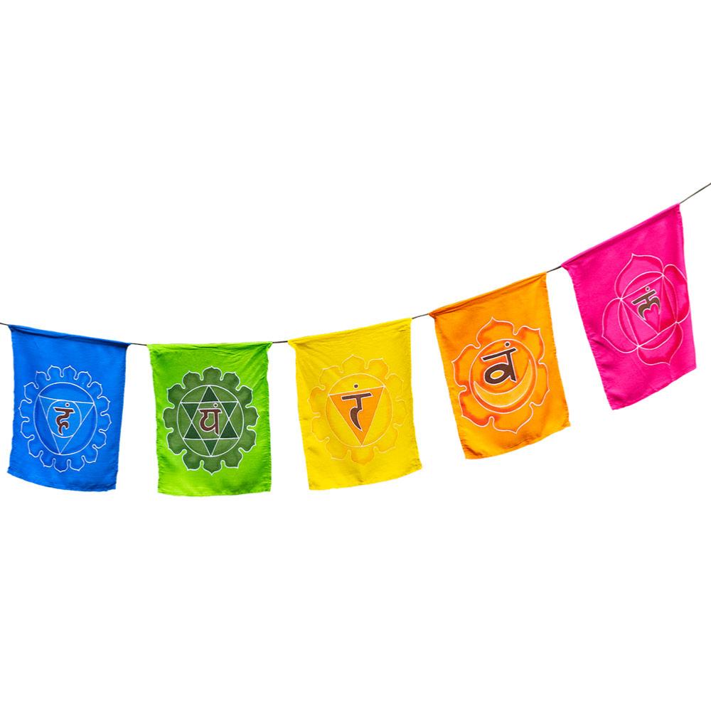 Prayer flags, Chakra symbols