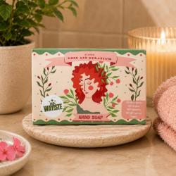 NO WAY!STE Solid Hand Soap Bar Rose & Geranium 95g