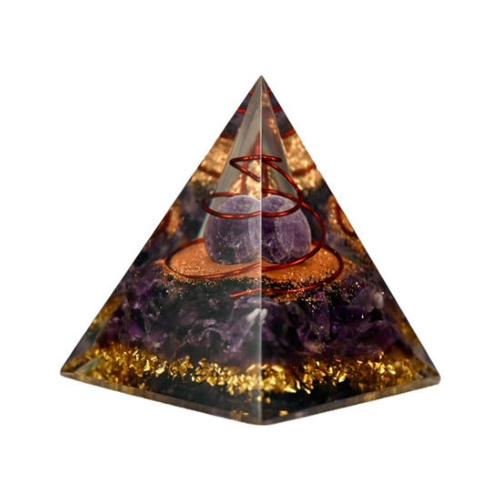 Orgone Pyramid Amethyst 9cm