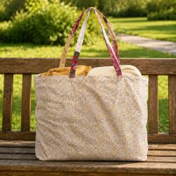 Foldaway Shopper Bag Recycled Fabric