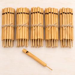 Handcrafted Bamboo Swanee Slide Whistle – 16cm (Set of 50)