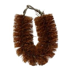 Coconut coir cleaning brush U-shape 9 x 7 x 4cm