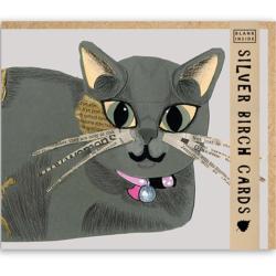 Greetings Card, Mishka Cat, 17x14cm