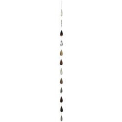 Hanging Mobile, Recycled Glass, 6cm Teardrops, 110cm length