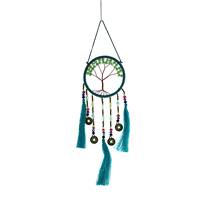 Dreamcatcher tree jewelled green 7.5cm