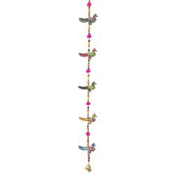 Peacock Tota Bell Hanging Recycled Plastic 80cm length