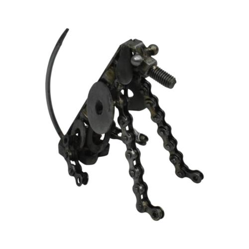 Recycled Metal Dog Ornament