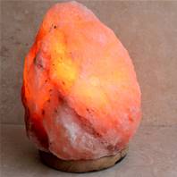 Himalayan salt lamp 9-12kg approx 31x22cm