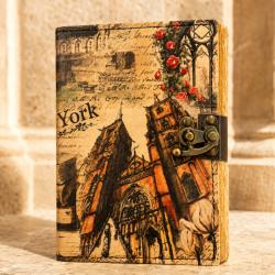 York Minster Notebook Journal with Clasp 13 x 18cm
