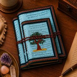 Handmade Tree of Life Notebooks Set of 3