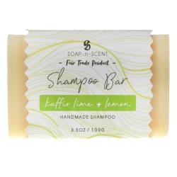 Solid shampoo, 100g, kaffir lime & lemon