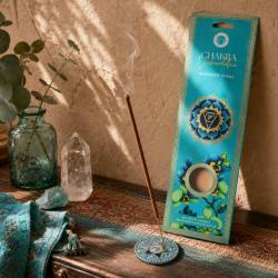 Incense with Burner Chakra Mantra Vishuddha - Throat