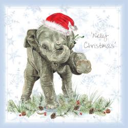 Christmas card, Elephant