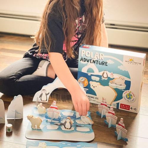 Polar Adventure Disappearing Ice Board Game for ages 46 years
