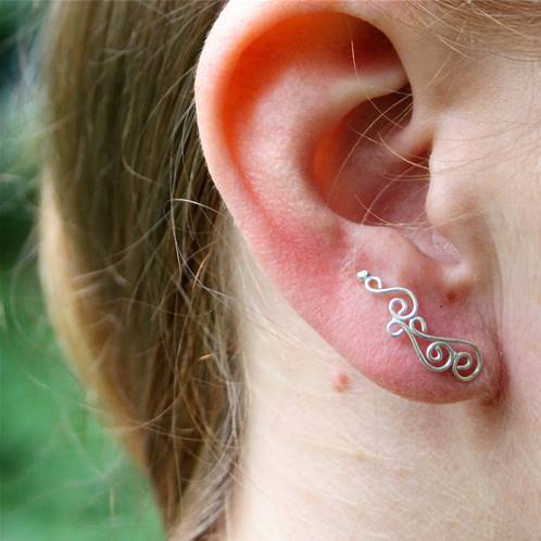 Ear climbers, spiral