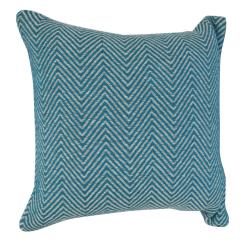 Cushion Cover Soft Recycled Cotton Turquoise 40x40cm