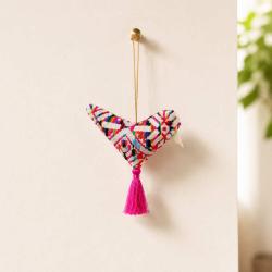 Hanging Decoration Recycled Textile, Bird Assorted Designs