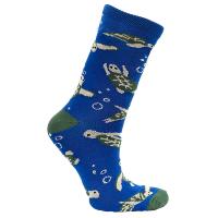 Bamboo socks, turtles, Shoe size: UK 3-7, Euro 36-41