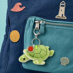 Bag Charm Turtle - Recycled Plastic