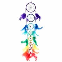 Dreamcatcher rainbow 7 vertical circles