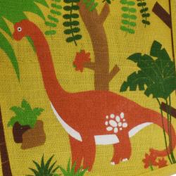 Jute shopping bag, Brontosaurus 30x30cm