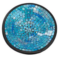 Bowl, mosaic, 29cm turquoise