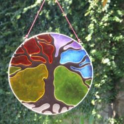 Suncatcher Tree of Life 15x25cm