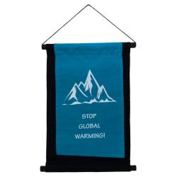 Hanging banner, Stop Global Warming