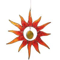 Fiery Sunburst Suncatcher, colours vary slightly