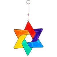 Suncatcher star shape hexagram rainbow