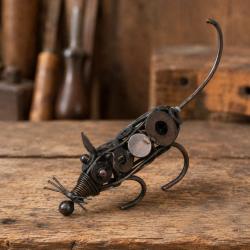 Recycled Metal Mouse Ornament