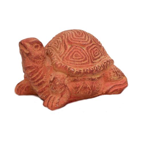 Tortoise, sandstone, red/terracotta