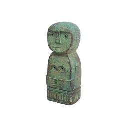 Green Primitive God Ornament Sandstone