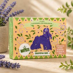 NO WAY!STE Solid Shampoo Bar Lavender and Geranium 95g