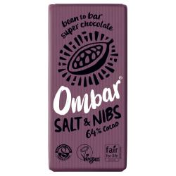 Ombar Salt & Nibs Chocolate Bar 10 x 70g