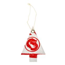 Hanging decoration, Christmas tree, recycled plastic bags
