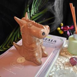 Incense Smoking Dragon Natural 11cm height