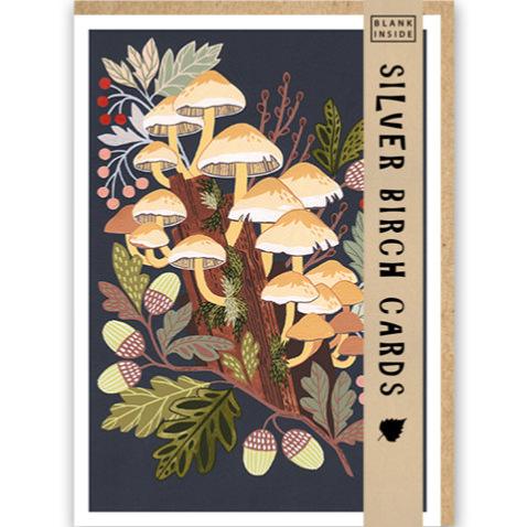 Greetings Card, Sulphur Tuft Toadstools