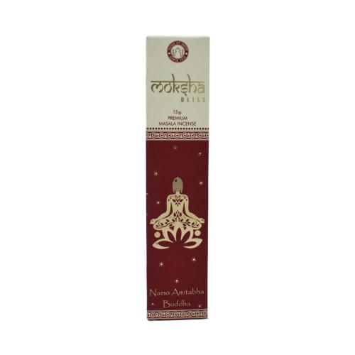 Premium Masala Incense, Moksha Bliss 15g (box of 12)