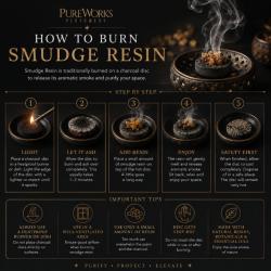 Smudge Resin Incense Esoteric Display Unit With 18 Bottles